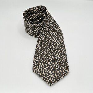 Vintage Yves Dorsey Paris 100% Silk Tulip Tie Made In France Business Designer